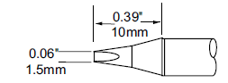 Metcal SCP-CH15 Solder Tip