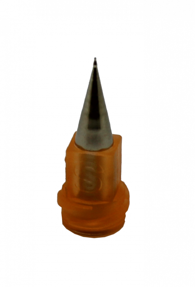 Fisnar 100m Orange Micron-S Micro Bore Nozzle - 5 Pack