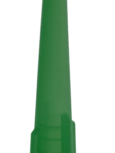 Fisnar 18ga Green Double Tapered Tip - 50 Pack