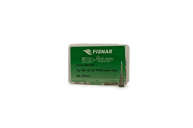 Fisnar 0.023" I.D 1/2" PTFE Lined Tip - 50 Pack