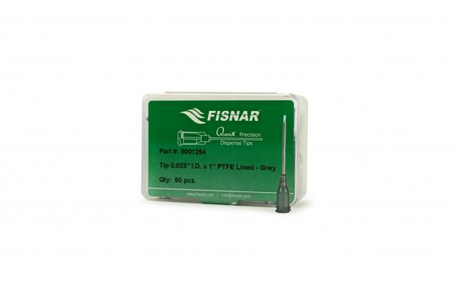Fisnar Grey 0.023" I.D PTFE Lined Tip - 50 Pack