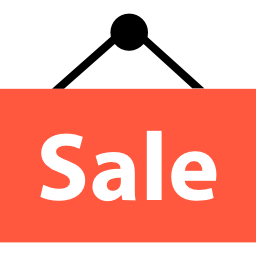 Sale sign icon