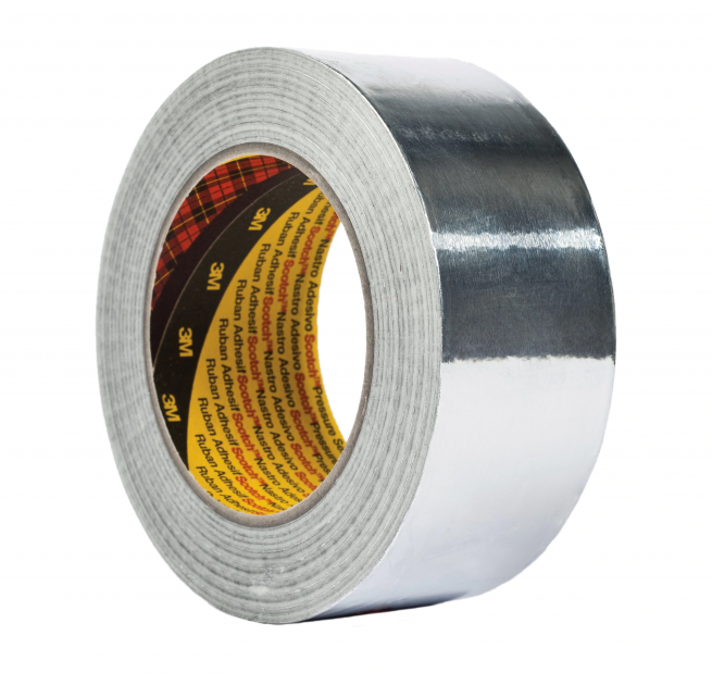 3M 1436 Aluminium Foil Tape 50mm X 50m Alu Foil Tape Silver