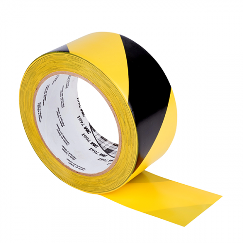 Scotch vinyle 3M 764I Jaune et Noir largeur 50 mm - 12,96€